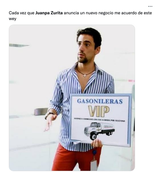 Meme de Juanpa Zurita y sus tacos La Milagrosa.