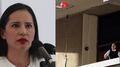 Sandra Cuevas, alcaldesa en Cuauhtémoc, dice que no vio ningún balón con billetes a pesar de que hay videos