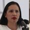 Sandra Cuevas, alcaldesa en Cuauhtémoc, dice que no vio ningún balón con billetes a pesar de que hay videos