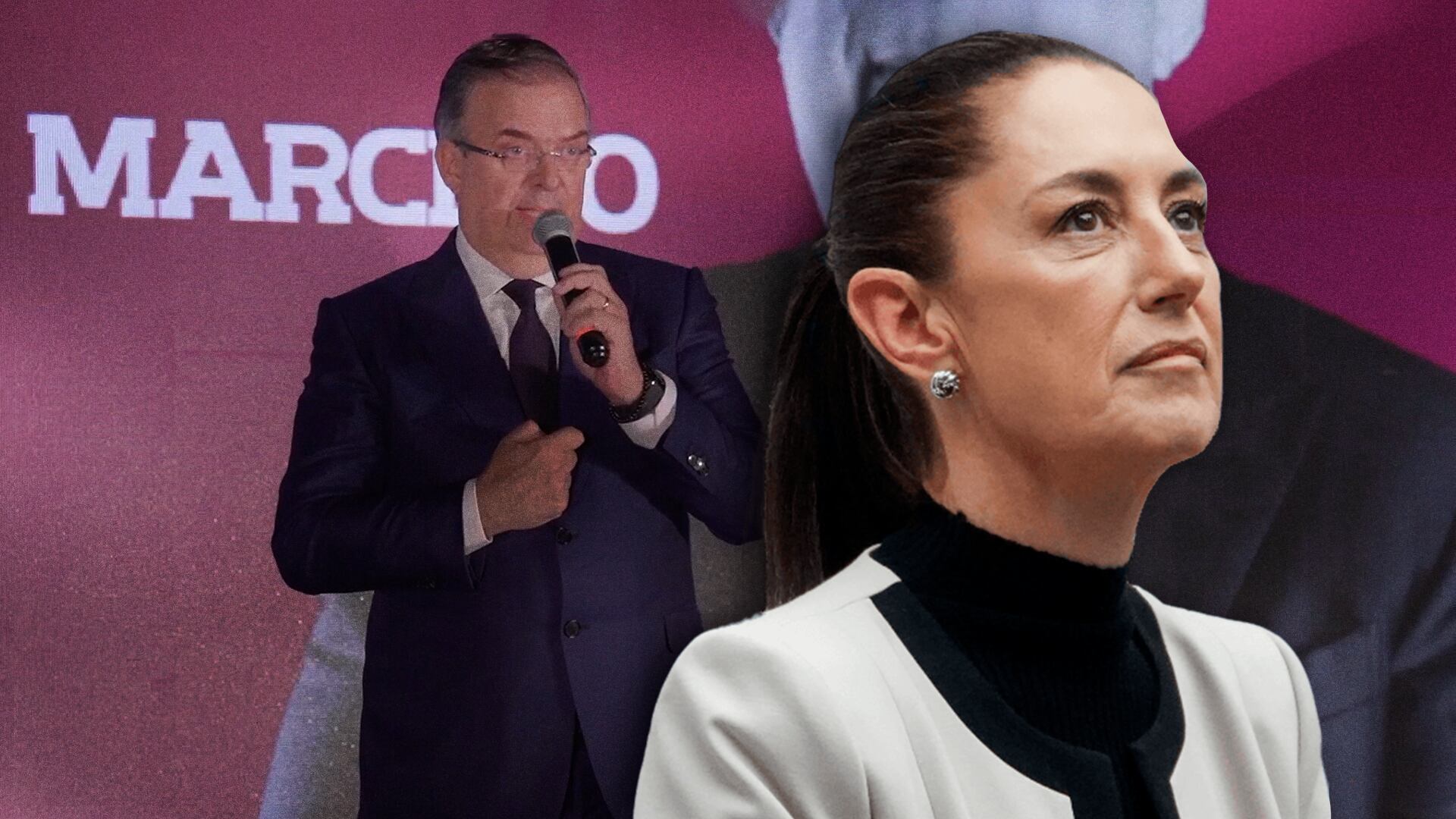 Marcelo Ebrard amenaza con “desastre en Morena” por ventaja de Claudia Sheinbaum