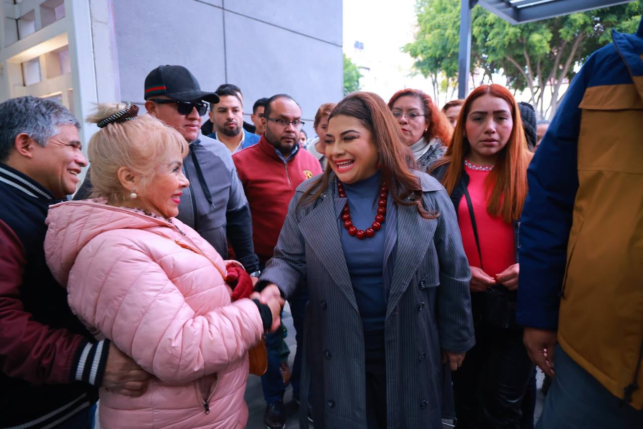 Clara Brugada, precandidata de Morena, PT y PVEM por la jefatura de Gobierno de la CDMX