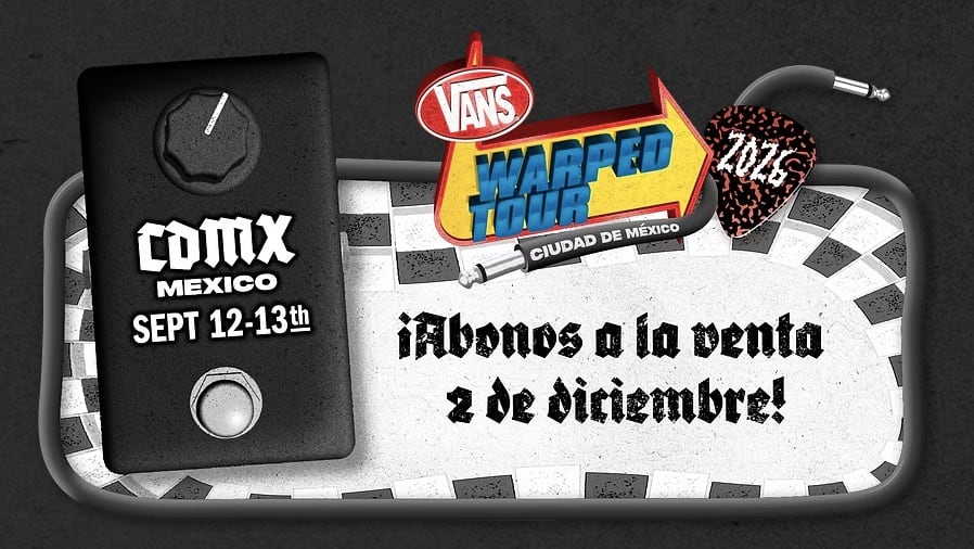 Vans Warped Tour 2026 confirma dos fechas en México en septiembre