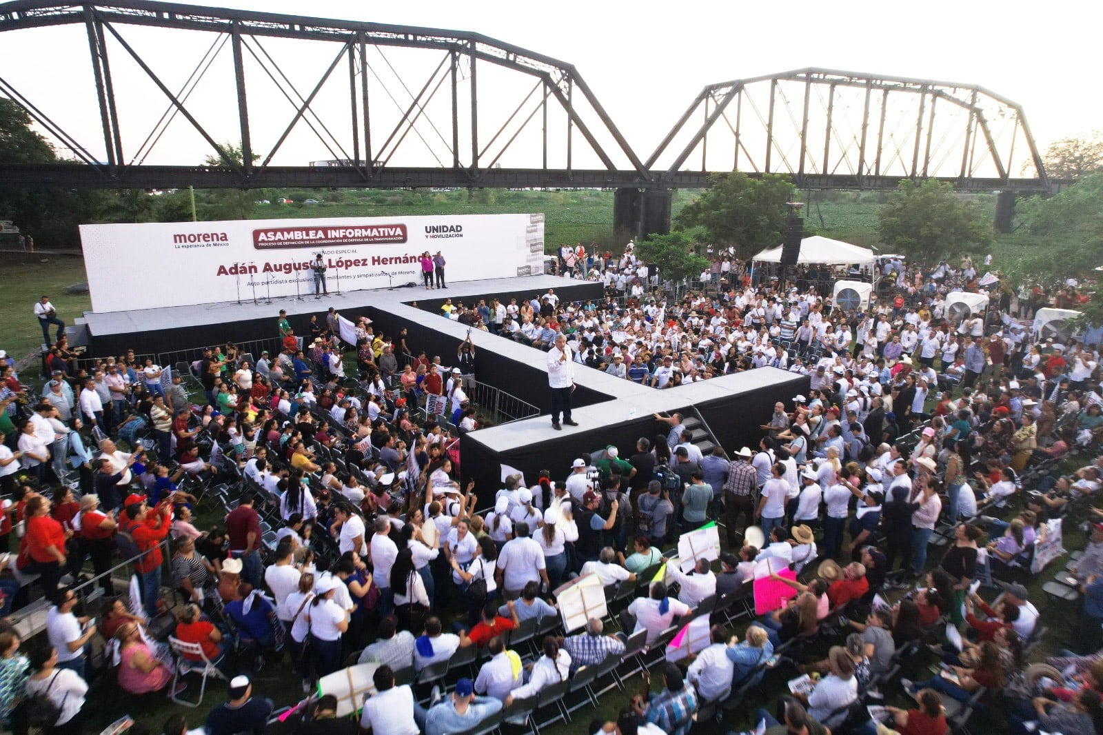 Adán Augusto López en Culiacán, Sinaloa