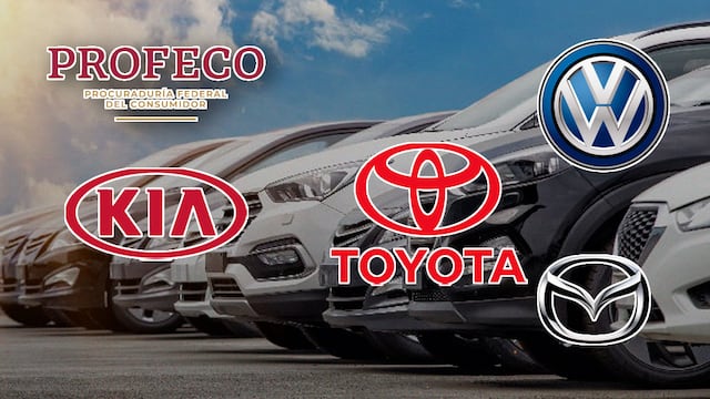 Profeco KIA, Toyota Mazda y Volkwagen