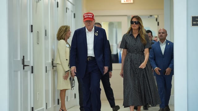 Donald Trump vota en Miami, Estados Unidos