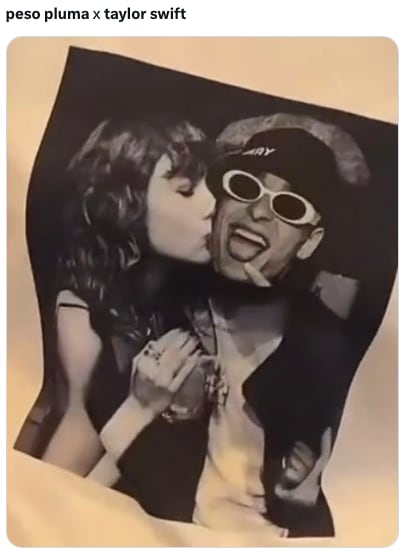 ¿Peso Pluma y Taylor Swift andan? Los memes se desatan ante la teoría