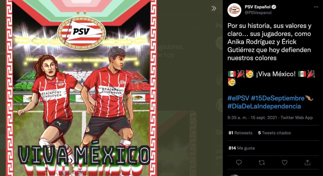 El Napoli también mandó un mensaje a México