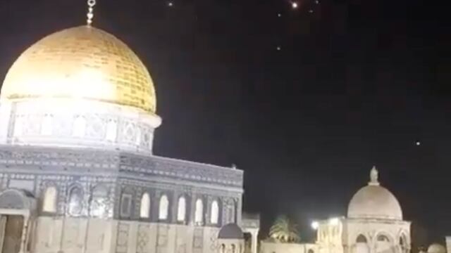 Drones sobre la Mezquita de Al-Aqsa
