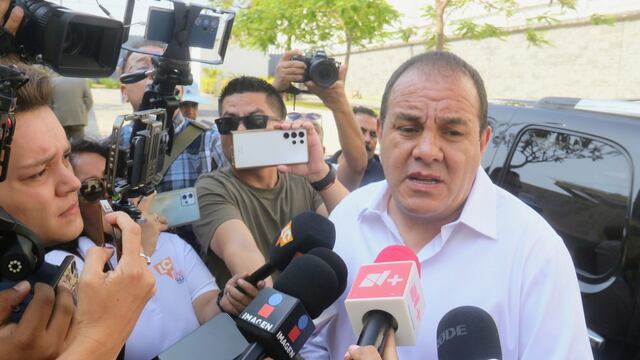 Cuauhtémoc Blanco en la Fiscalía de Morelos