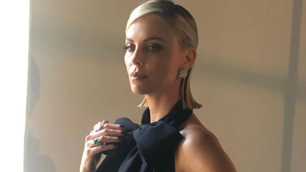 La actriz Charlize Theron.