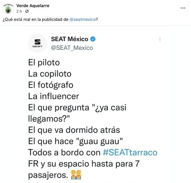 Comentario de Verde Aquelarre