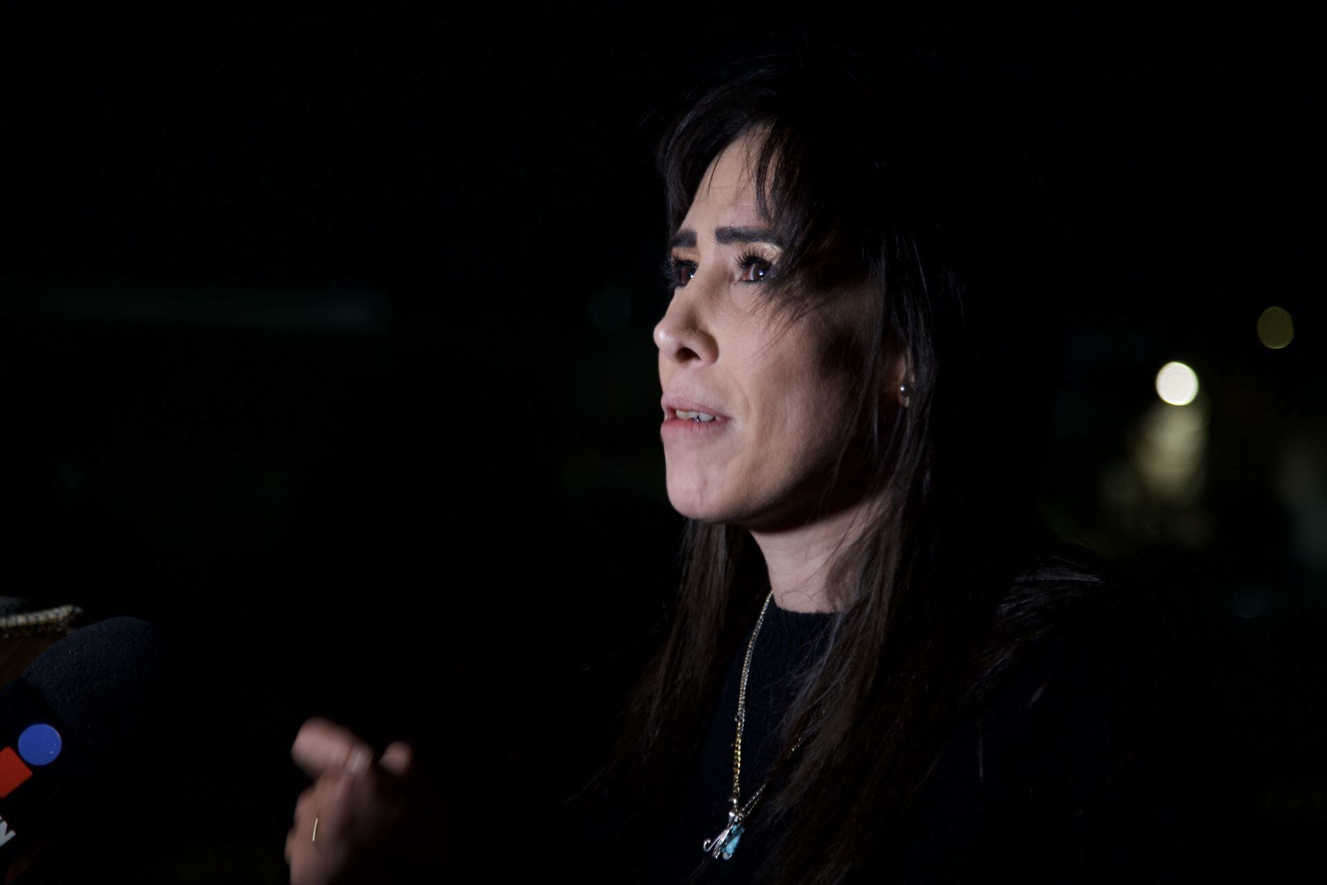 Mariana Moguel, hija de Rosario Robles, en el penal de Santa Martha Acatitla la noche del 19 de agosto de 2022