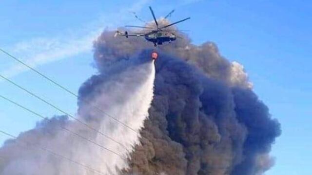 Incendio en Matanzas