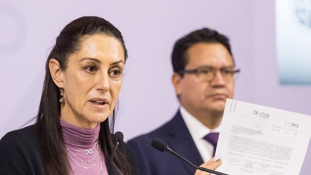 Claudia Sheinbaum, jefa de gobierno de la CDMX.