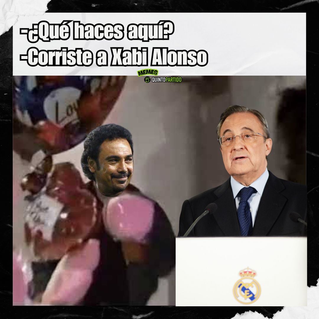 Meme Hugo Sánchez tras la salida de Xabi Alonso.
