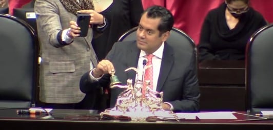 Sergio Gutiérrez Luna, presidente de la Cámara de Diputados