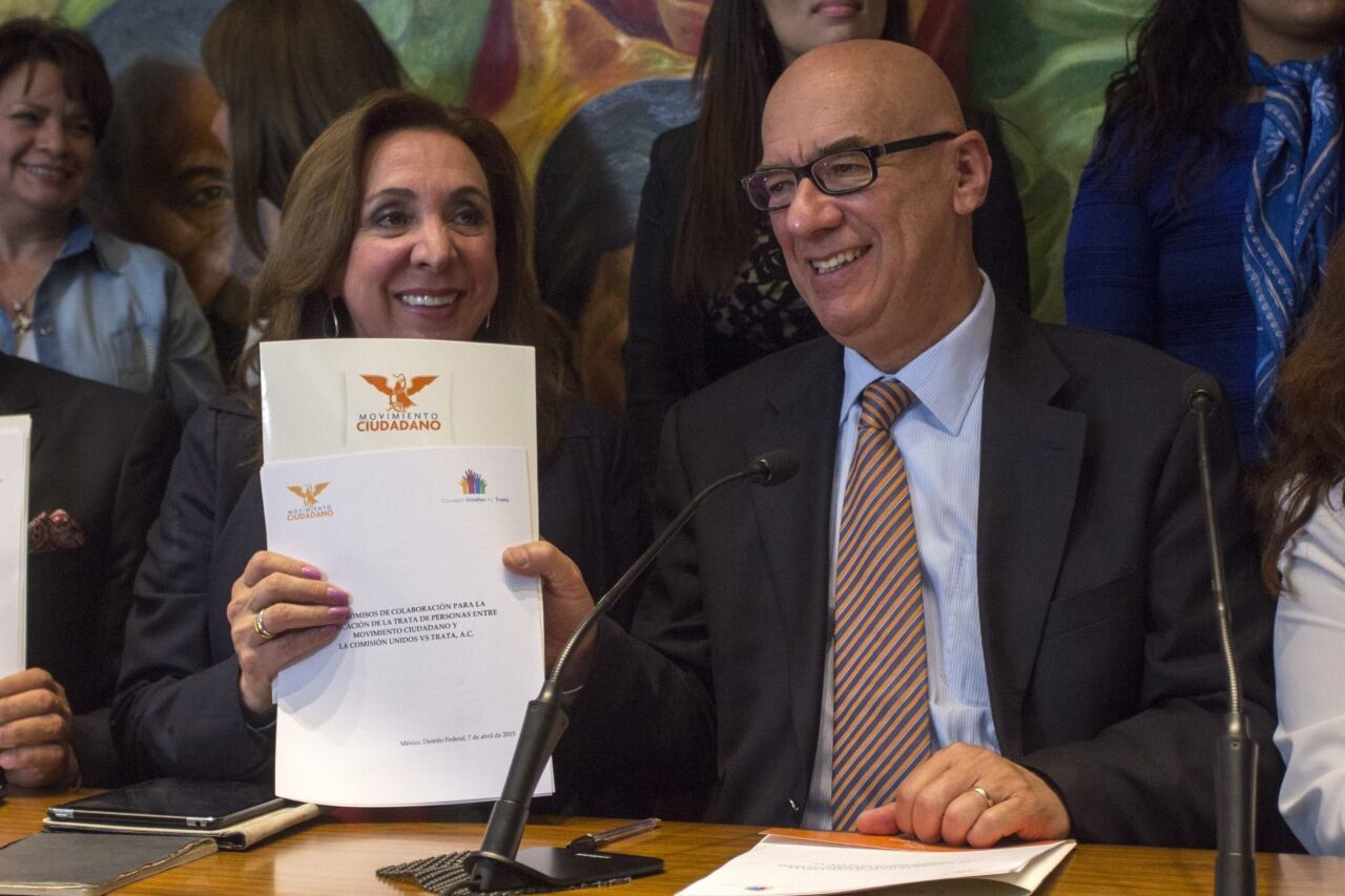 Rosi Orozco con Dante Delgado