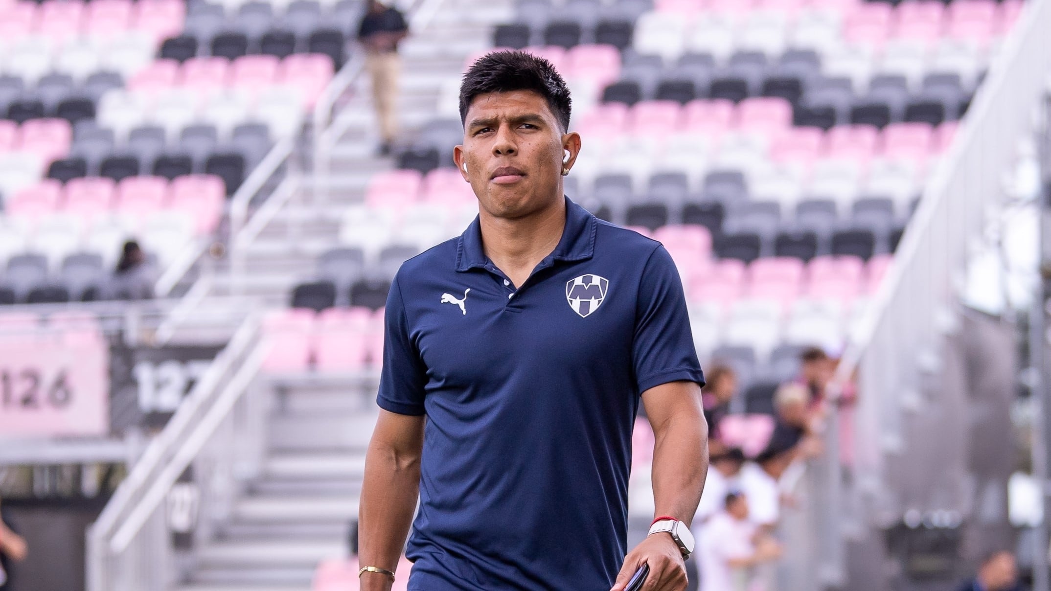 Jesús Gallardo con Rayados