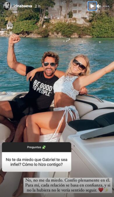 Irina Baeva no teme que Gabriel Soto le sea infiel
