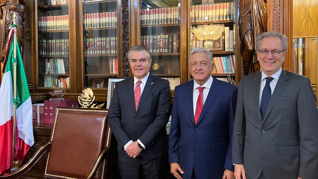 Francisco Cervantes, AMLO y Antonio del Valle