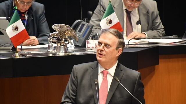 Marcelo Ebrard comparece ante el Senado
