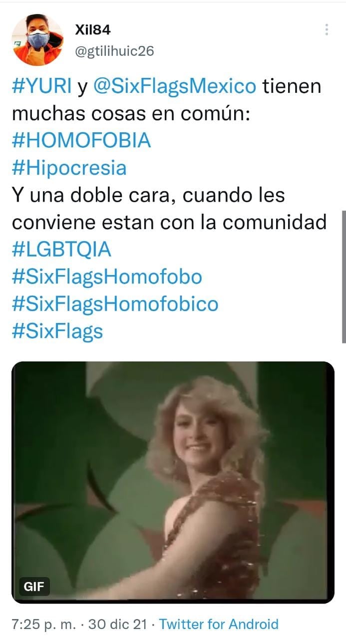 Publicación de Twitter