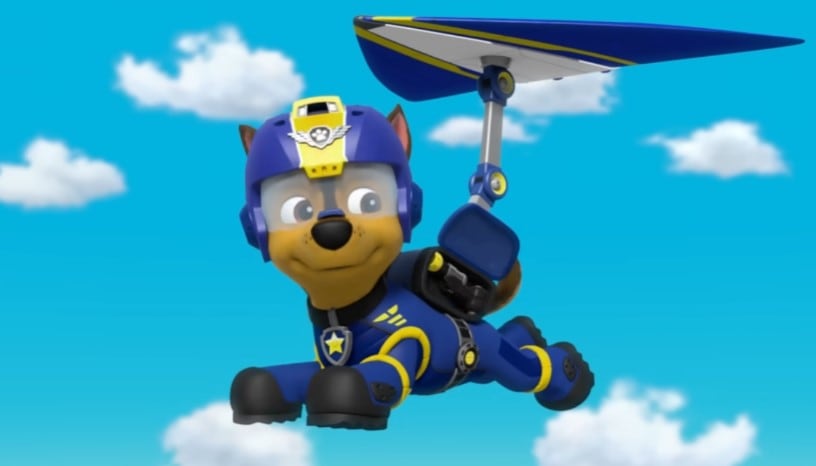 Paw Patrol trabajando en equipo