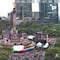 Ángel de la Independencia lleno; autoridades de CDMX piden cambiar de punto