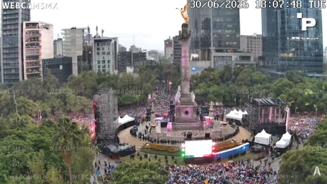 Ángel de la Independencia lleno; autoridades de CDMX piden cambiar de punto