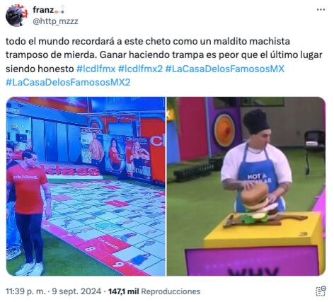 Agustín Fernández gana con trampa prueba del líder