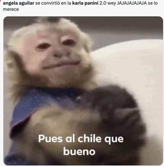 Memes comparan a Ángela Aguilar con Karla Panini por su relación con Christian Nodal