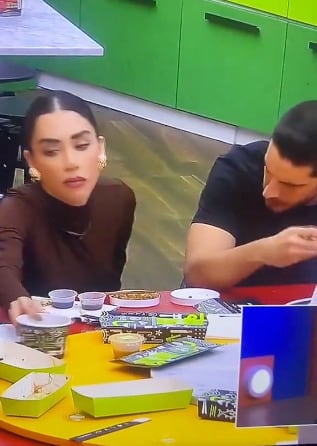 Adrián Marcelo y Karime Pindter en La Casa de los Famosos México 2024