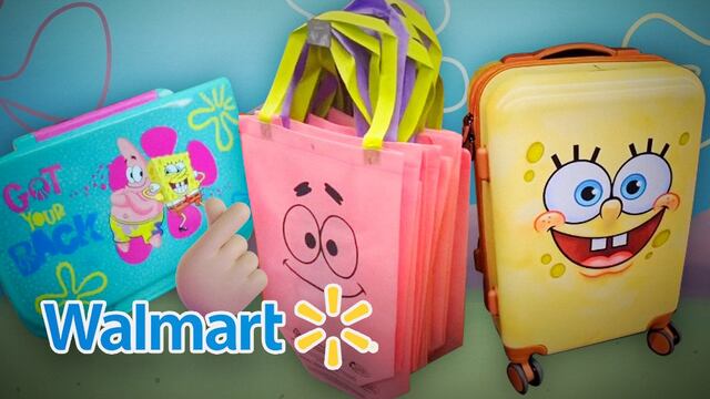 Colección de Bob Esponja en Walmart