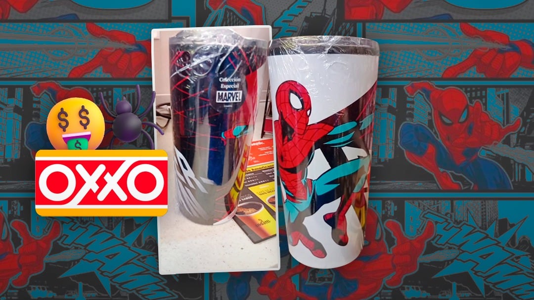 Termo Spider-Man en Oxxo: Precio y cómo conseguirlo si eres fan de Marvel