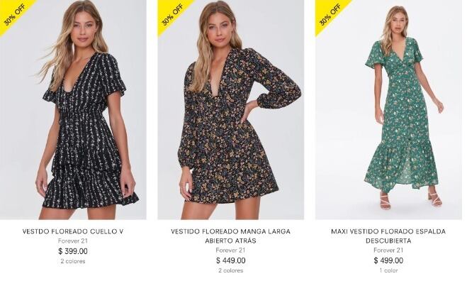 Forever 21 ropa de mujer