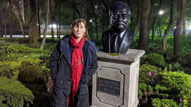Tatiana Clouthier con su padre, Maquío.
