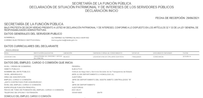 Blanca Gutiérrez-ISSSTE