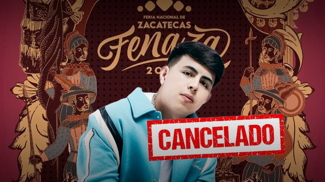 Cancelan concierto de Óscar Maydon en la Feria Nacional de Zacatecas; esto se sabe