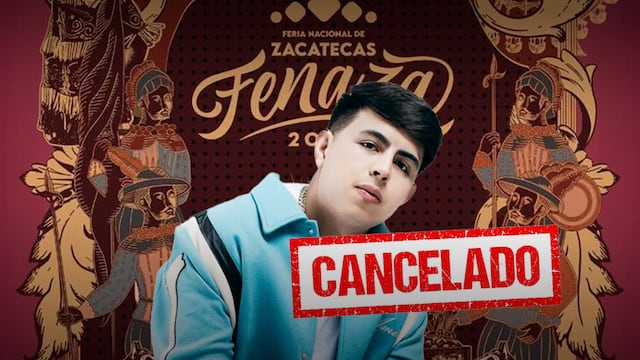 Cancelan concierto de Óscar Maydon en la Feria Nacional de Zacatecas