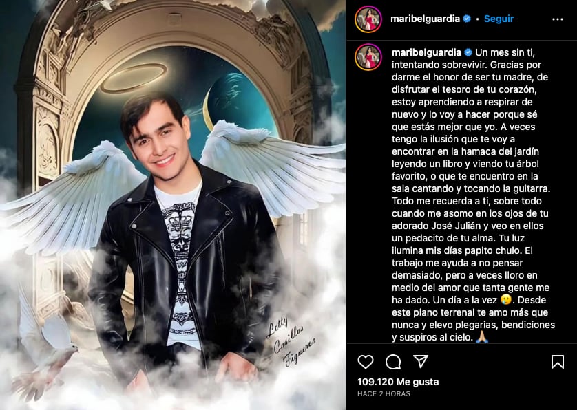 Maribel Guardia sigue adelante a un mes de la muerte de Julián Figueroa