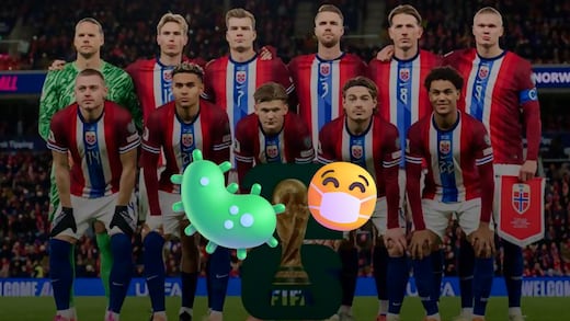 Un virus complica a la Selección de Noruega antes de enfrentar a Inglaterra