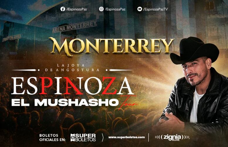 Espinoza Paz se va presentar en la Arena Monterrey