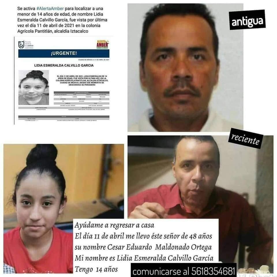 Hombre que se habría llevado a Lidia