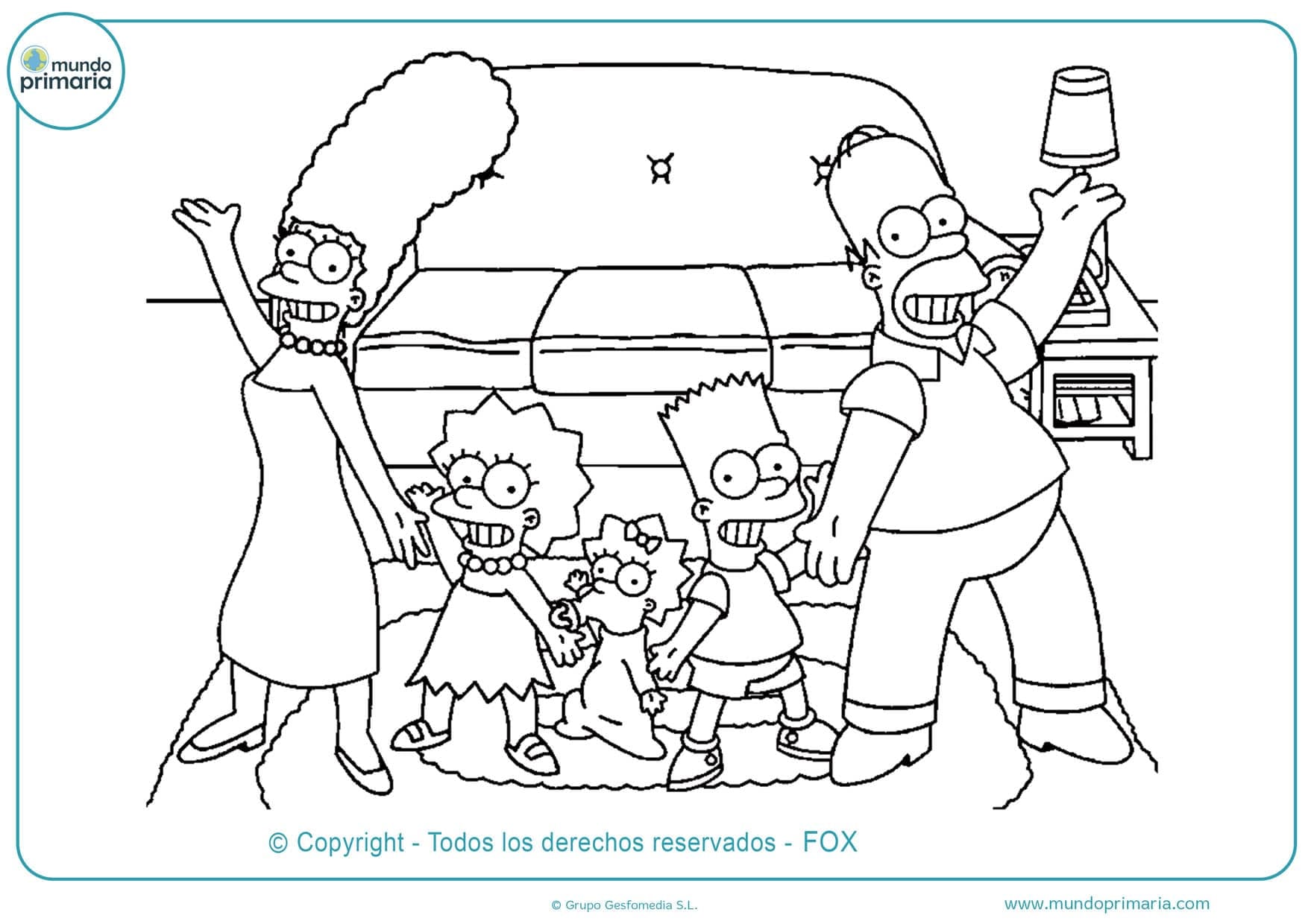 Dibujos Día Mundial de los Simpson