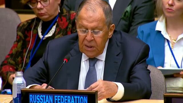 Ministro de Asuntos Exteriores ruso, Sergei Lavrov