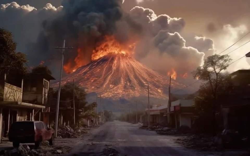 El escenario apocalíptico por explosión del volcán Popocatépetl