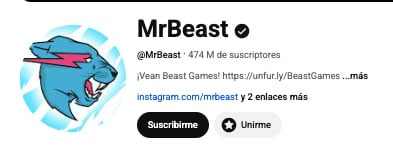 Canal de YouTube de MrBeast
