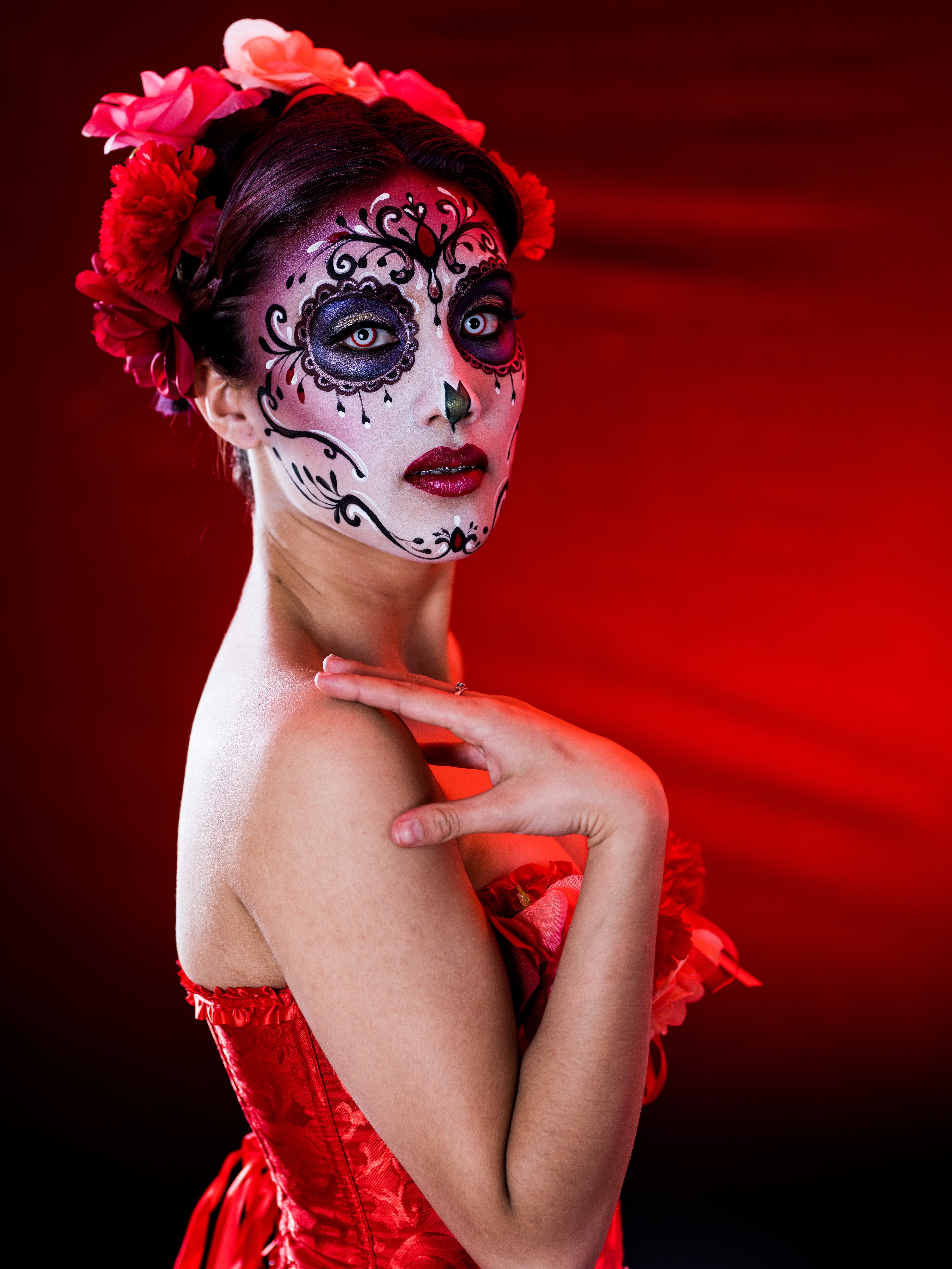 Peinado de Catrina para Halloween o Día de Muertos