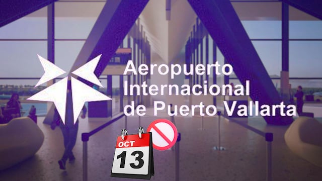 Aeropuerto de Puerto Vallarta mantiene cierre de la terminal el 13 de octubre