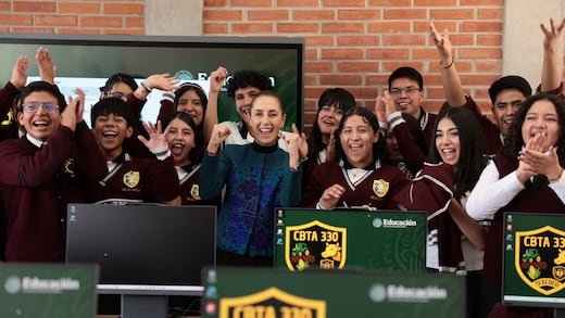 Claudia Sheinbaum duplica meta de educación media superior a 400 mil lugares